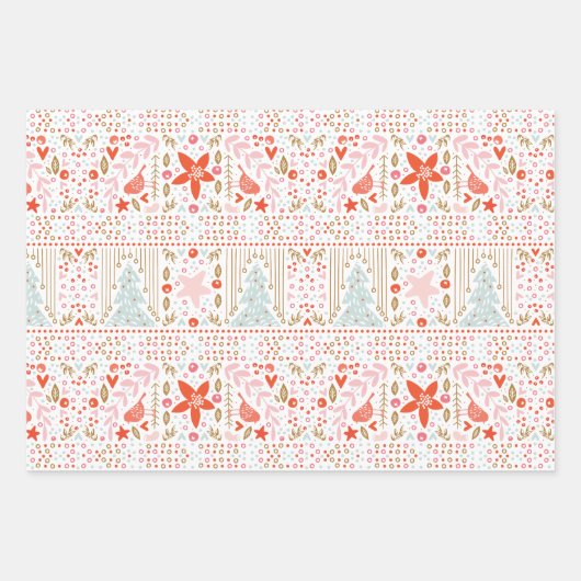 Kerstboom van hoge kwaliteit inpakpapier vel (Voorkant)