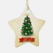 kerstboom, versiering keramisch ornament (Rechts)