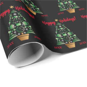 kerstboom voor advocaat cadeaupapier