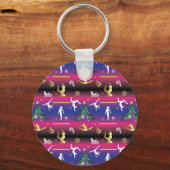 Kerstboom voor dames met turnscans sleutelhanger (Voorkant)