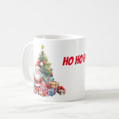 kerstboom voor kerstmis koffiemok (Voorkant links)