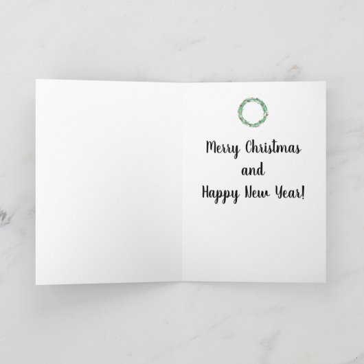 kerstboom voor krab kaart (Binnen)