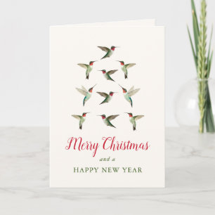 kerstboom voor mensvogels kaart