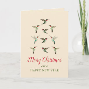 kerstboom voor mensvogels kaart