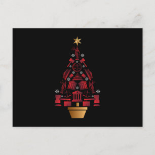 kerstboom voor procureur-generaal briefkaart