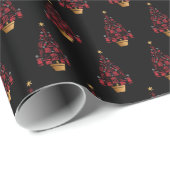 kerstboom voor procureur-generaal cadeaupapier (Rol Hoek)