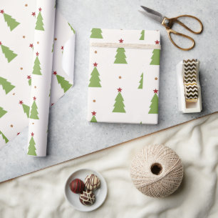 Kerstboom Vrolijk Kerst Feestcadeau Cadeaupapier