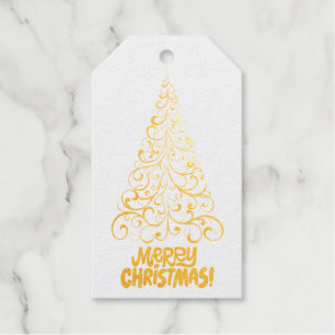 kerstboom   Vrolijk kerstfeest   aanpasbaar Cadeaulabels