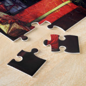 Kerstboom Vrolijk Kerstfeest | Legpuzzel (Zijkant)