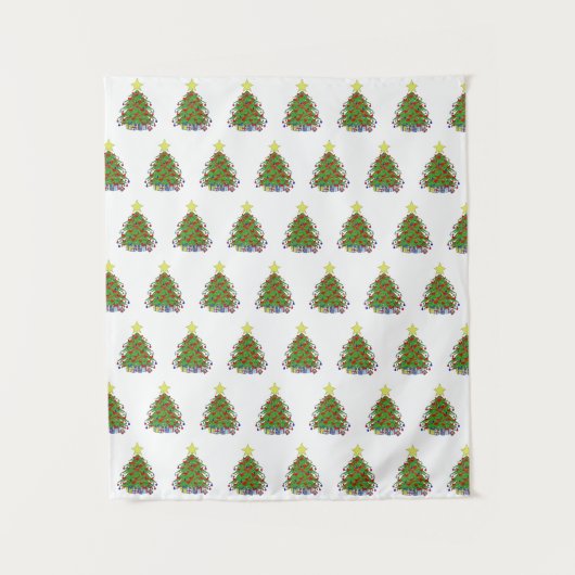 kerstboom wandkleed (Voorkant)