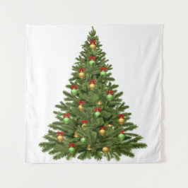 kerstboom wandkleed