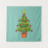 kerstboom wandkleed (Voorkant)