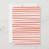 Kerstboom Waterverf Gift Exchange Party Kaart (Achterkant)