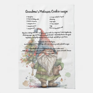 Kerstboom Waterverf Kabouter Recept Thee Theedoek