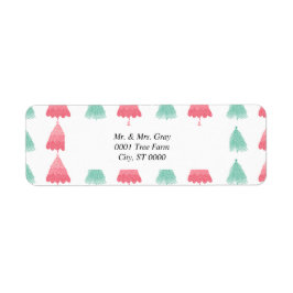 Kerstboom Whimsical Etiket