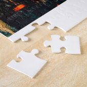 Kerstboom winter sneeuw fantasie legpuzzel (Zijkant)