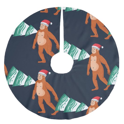 Kerstboom Yeti Sasquatch Bigfoot Rok (Voorkant)