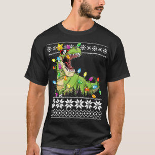 Kerstboom zijn Kinder jongens grappig lomp zweten T-shirt