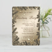 Kerstboomafdelingen, kerstfeestfeest kaart (Staand voorkant)