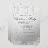 Kerstboomafdelingen, kerstfeestfeest kaart (Voorkant / Achterkant)