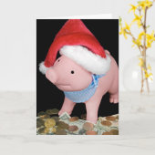 kerstboombank kaart (Gele Bloem)