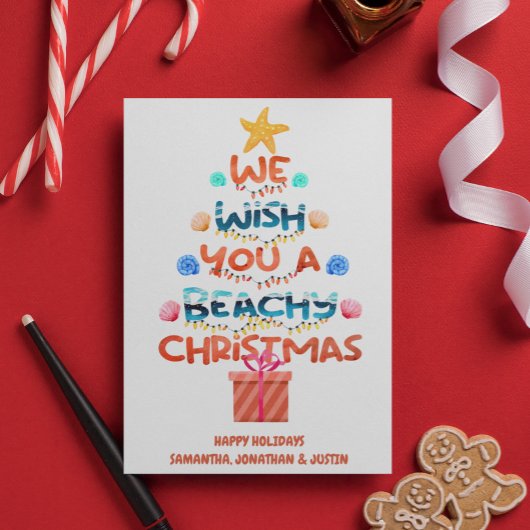 kerstboombeukenboom kaart