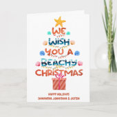 kerstboombeukenboom kaart (Voorkant)