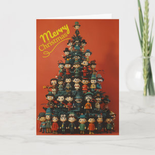 kerstboombijeenkomst kaart