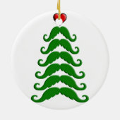 kerstboomboom keramisch ornament (Achterkant)