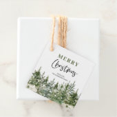 kerstboomboom | Vrolijk kerstfeest Bedankjes Labels (In situ)