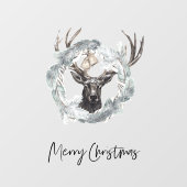 kerstboomboom | Vrolijk kerstfeest Raamsticker (Vel)