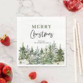 kerstboomboom | Vrolijk kerstfeest Servet (Insitu)