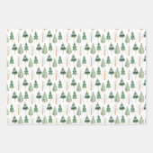 kerstboombos inpakpapier vel (Voorkant 2)