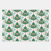 Kerstboombos Inpakpapier Vel (Voorkant)