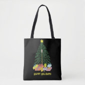 kerstboomCanvas tas (Voorkant)