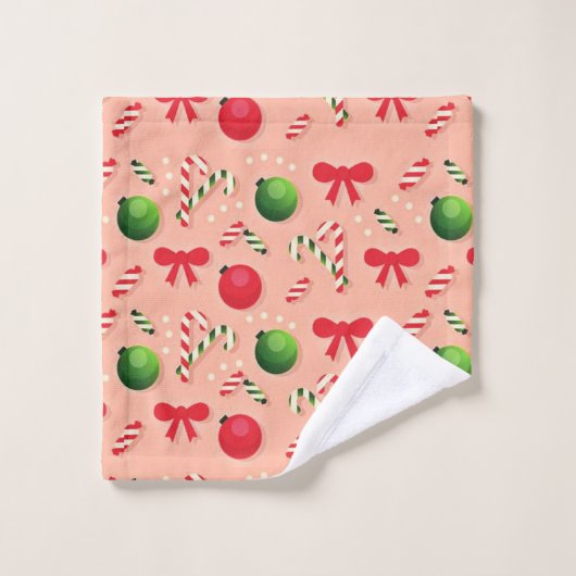 kerstboomdecor bad handdoek (Wasdoekje)