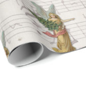 kerstboomengel Antiek Victoriaans papier schroot (Rol Hoek)