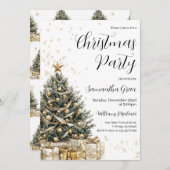 kerstboomfeestdag kaart (Voorkant / Achterkant)