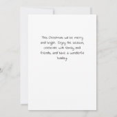 kerstboomfeestkaart (Achterkant)