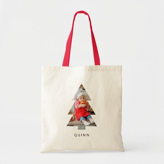 kerstboomfoto tote bag (Voorkant)
