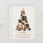 kerstboomfotofeestdag Kaart (Voorkant / Achterkant)