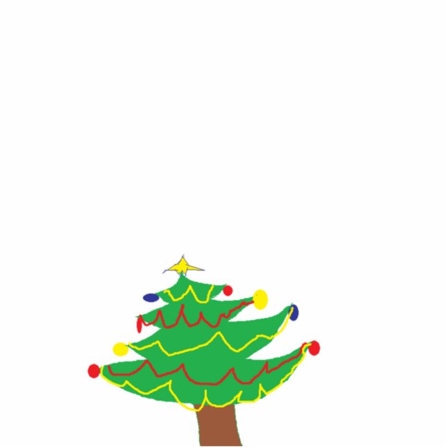 kerstboomfoto's. staand fotobeeldje  (Voorkant)