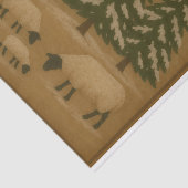 Kerstboomgaard Tissuepapier (Detail)