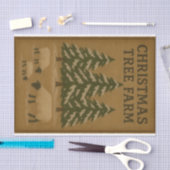 Kerstboomgaard Tissuepapier (Craft)