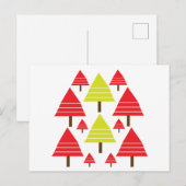 kerstboomgaarden - Groeten Briefkaart (Voorkant / Achterkant)