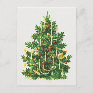 kerstboomgroeten briefkaart