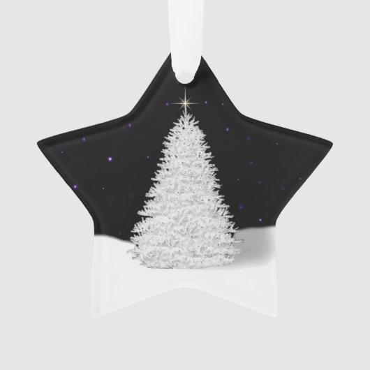 kerstboomherdenking Acryl Ornament (voorkant)