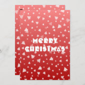 kerstboomkaart (Voorkant / Achterkant)