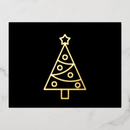 kerstboomkaart Folie feestdag postkaart Folie Feestdagen Briefkaart