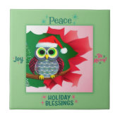 kerstboomkalveren tegeltje (Voorkant)